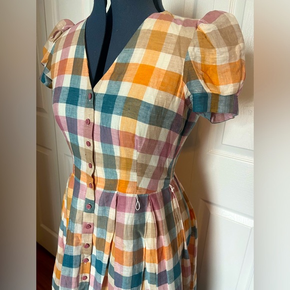 Gal Meets Glam Poppy Gingham Dress - Picture 14 of 14